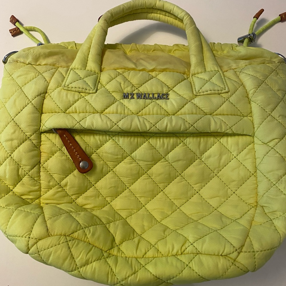 MZ Wallace neon metro drawstring bucket